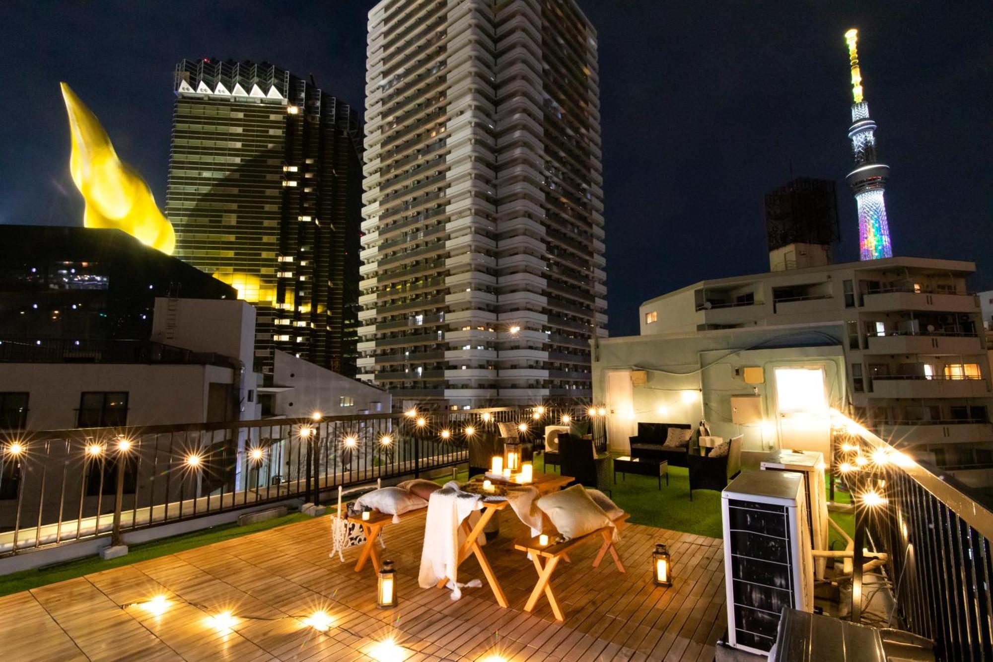 Meee Asakusa3f4f 浅草徒歩3分 140平米max22名 無料駐車場 屋上絶景 渋谷直通 Tokio